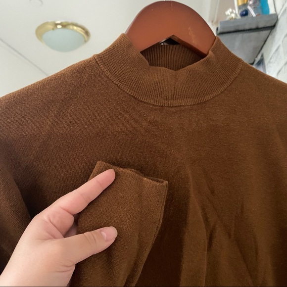 Brown Pullover size S/M - Picture 4 of 5